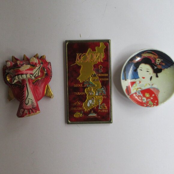 12 Refrigerator Magnets Asia Thailand Phuket Korea Japan Goa Aspara Vietnam - Picture 13 of 16